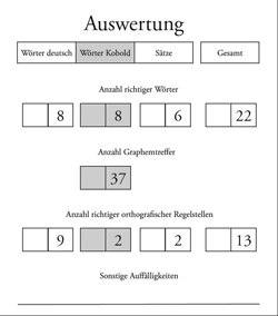 Kobold Auswertung